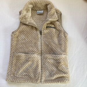 Columbia Kids' Beige Sherpa Vest
